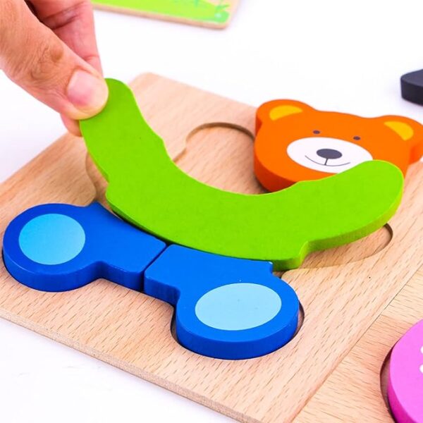 Wooden Puzzles for Toddlers - Image 3