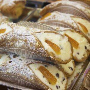 Strawberry cream Cannoli