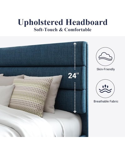 Allewie King Size Platform Bed - Image 3