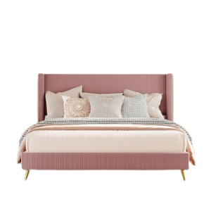 Bright Designs Corduroy Queen Platform Bed