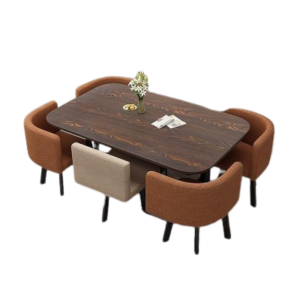 Rounded Dining table set for 6,7 Piece