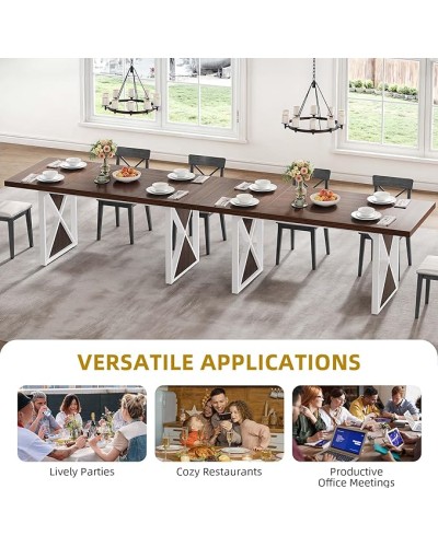 Farmhouse Dining Table for 6-8 People - Image 3