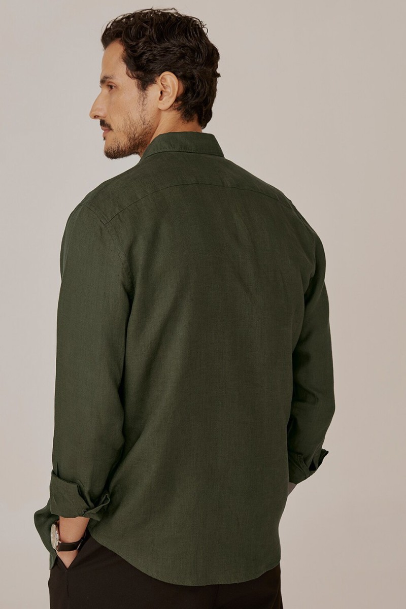 Men's Long Sleeve Button Down Shirt - Image 4