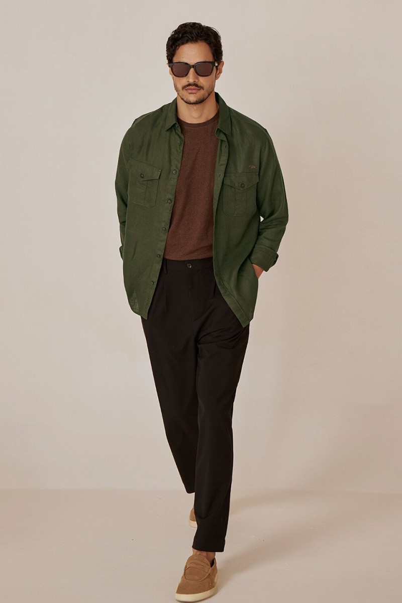 Men's Long Sleeve Button Down Shirt - Image 5