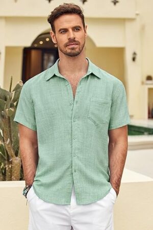 Men's Short Sleeve Casual Shirt