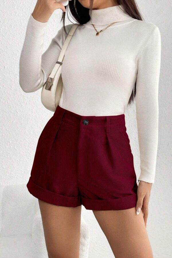 Women Slim Fit Regular Shorts - Image 4