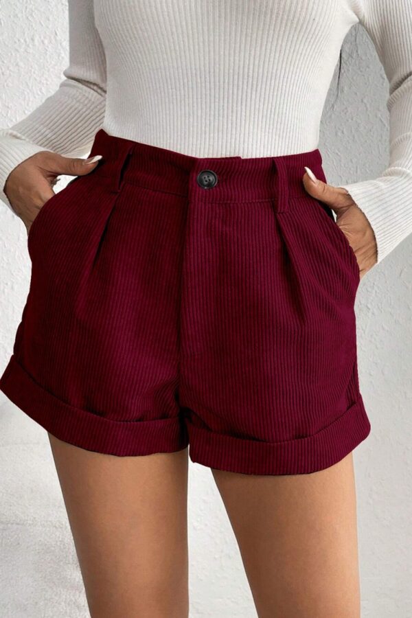 Women Slim Fit Regular Shorts