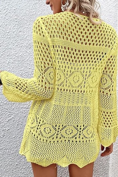 Women's Crochet Light Weight Shrug - Image 3
