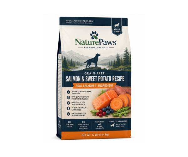Grain-Free Salmon & Sweet Potato Recipe Adult Dog Food