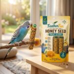 FeatherFun Honey Seed Treat Sticks – 2 Pack