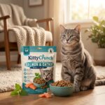 KittyCrunch Salmon & Catnip Crunchy Treats – 5 oz