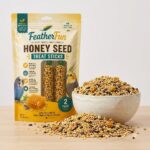 FeatherFun Honey Seed Treat Sticks – 2 Pack