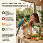 FeatherFeast Premium Parrot Blend with Fruits & Nuts – 5 lb