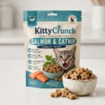 KittyCrunch Salmon & Catnip Crunchy Treats – 5 oz