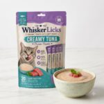 WhiskerLicks Creamy Tuna Purée Treats – Pack of 20 Tubes