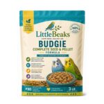 LittleBeaks Budgie Complete Seed & Pellet Formula – 3 lb