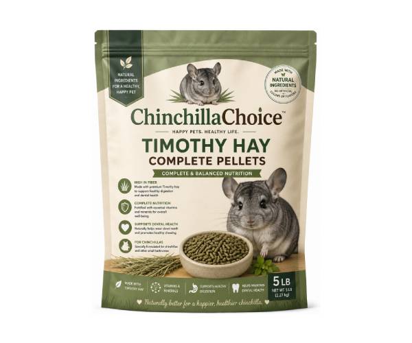 ChinchillaChoice Timothy Hay Complete Pellets – 5 lb