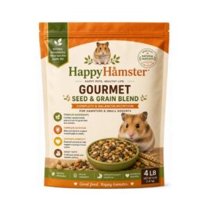 HappyHamster Gourmet Seed & Grain Blend – 4 lb