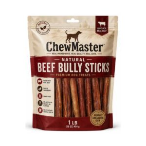 ChewMaster Natural Beef Bully Sticks – 1 lb