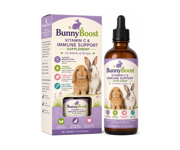 BunnyBoost Vitamin C & Immune Support Supplement – 4 oz