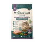 WhiskerWell Indoor Hairball Control Turkey Recipe Cat Food – 7 lb