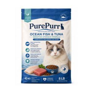 PurePurr Ocean Fish & Tuna Sensitive Stomach Formula Cat Food – 8 lb