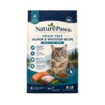 NaturePaws Grain-Free Salmon & Whitefish Recipe Adult Cat Food – 8 lb