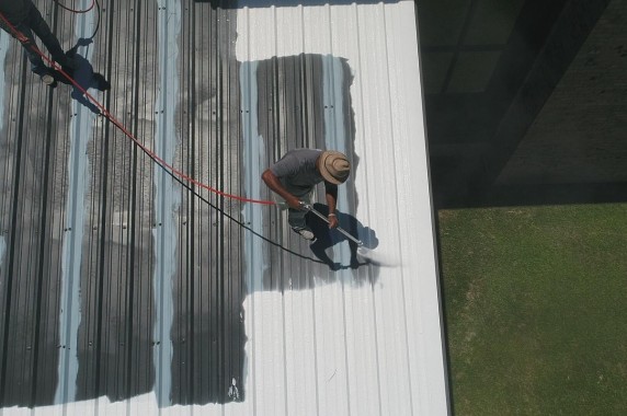 Roof leak patching 